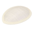 Fashionable Teardrop Shape Hat Base Fascinator Headpieces Base Costume Making Head Dress Millinery Craft DIY Beige