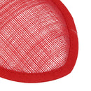 Fashionable Teardrop Shape Hat Base Fascinator Headpieces Base Costume Making Head Dress Millinery Craft DIY Red
