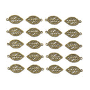 20pcs Antique Bronze Leaf Alloy Jewelry Making Charms Pendant