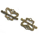 6 Sets Antique Bronze Butterfly Shape Toggle Clasps Jewelry Findings