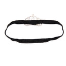 Infant Baby Rhinestone Pearl Crown Hair Bands Photography Headband - Black