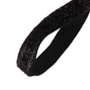 Infant Baby Rhinestone Pearl Crown Hair Bands Photography Headband - Black