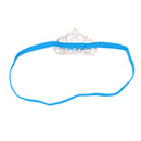 Rhinestone Faux Pearl Crown Baby Girls Headband Hair Band - Blue