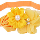 Yellow Flower Baby Girls Headband Photography Props Hair Band