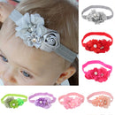 White Flower Baby Girls Headband Photography Props Hair Band