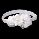White Flower Baby Girls Headband Photography Props Hair Band