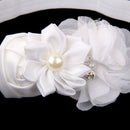 White Flower Baby Girls Headband Photography Props Hair Band