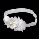 White Flower Baby Girls Headband Photography Props Hair Band