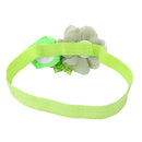 Green Flower Baby Girls Headband Photography Props Hair Band