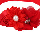 Red Flower Baby Girls Headband Photography Props Hair Band