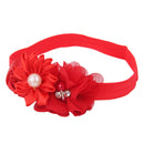 Red Flower Baby Girls Headband Photography Props Hair Band