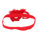 Red Flower Baby Girls Headband Photography Props Hair Band