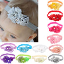 Red Flower Baby Girls Headband Photography Props Hair Band