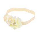 Ivory Flower Baby Girls Headband Photography Props Hair Band
