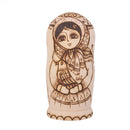 7pcs Hand Painted Hooded Beauty Wooden Russian Nesting Dolls