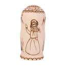 7pcs Hand Painted Hooded Beauty Wooden Russian Nesting Dolls
