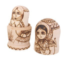 7pcs Hand Painted Hooded Beauty Wooden Russian Nesting Dolls