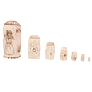 7pcs Hand Painted Hooded Beauty Wooden Russian Nesting Dolls