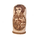 7pcs Hand Painted Beauty Castle Wooden Russian Nesting Dolls