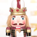 Maroon Wooden Nutcracker On A Rocking Horse