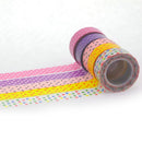 10pcs 10m Colorful Dot Tape DIY Adhesive Paper Sticker 1.5cm