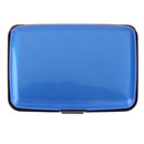 Mini Waterproof Aluminum Metal Business ID Credit Card Holder - Blue