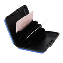 Mini Waterproof Aluminum Metal Business ID Credit Card Holder - Blue