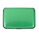 Mini Waterproof Aluminum Metal Business ID Credit Card Holder - Green