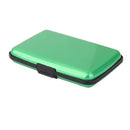 Mini Waterproof Aluminum Metal Business ID Credit Card Holder - Green