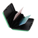 Mini Waterproof Aluminum Metal Business ID Credit Card Holder - Green