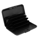 Mini Waterproof Aluminum Metal Business ID Credit Card Holder - Silver Grey