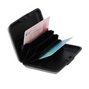 Mini Waterproof Aluminum Metal Business ID Credit Card Holder - Silver Grey