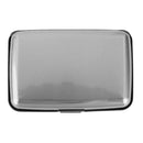 Mini Waterproof Aluminum Metal Business ID Credit Card Holder - Silver Grey