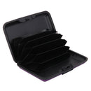 Mini Waterproof Aluminum Metal Business ID Credit Card Holder - Purple