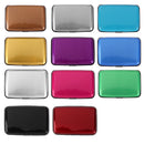 Mini Waterproof Aluminum Metal Business ID Credit Card Holder - Purple