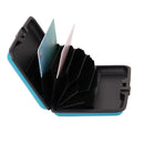 Men Fashionable Durable Multi-Functional Aluminium Credit Card Holder Case Wallet Organiser Light Blue 11x 7.5 x 2cm