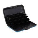 Men Fashionable Durable Multi-Functional Aluminium Credit Card Holder Case Wallet Organiser Light Blue 11x 7.5 x 2cm