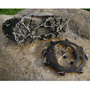 Set Of Women High Strength Steel Spike Chain System Durable Crampons With Carry Bag Black EU Size 35-38