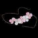 Wedding Bridemaid Flower Girl Wrist Flower Pink White