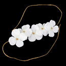 Wedding Bridemaid Flower Girl Wrist Flower White