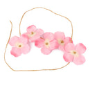Wedding Bridemaid Flower Girl Wrist Flower Pink