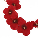 Wedding Bridemaid Flower Girl Wrist Flower Red