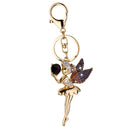 Fashion Crystal Rhinestone Angel Girl Pendant Keyring Keychain Key Chain