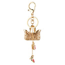 Fashion Crystal Bag Charm Pendant Key Ring Key Chain