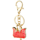 Fashion Crystal Bag Charm Pendant Key Ring Key Chain