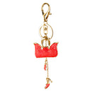 Fashion Crystal Bag Charm Pendant Key Ring Key Chain