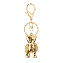 1pcs Crystal Bear Charm Pendant Key Ring Key Chain