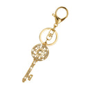 Fashion Crystal Rhinestone Concentric Circles Key Pendant Keyring Keychain Key Chain