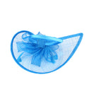 Aliceband Hat Fascinator Feather Headband Wedding Lady Royal Ascot Blue