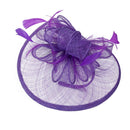 Aliceband Hat Fascinator Feather Headband Wedding Lady Royal Ascot Purple